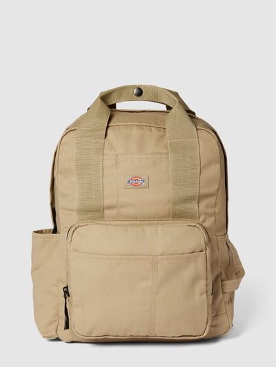 Dickies Rucksack Mit Label Patch Modell LISBON Khaki Online Kaufen