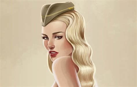 Wallpaper Look Figure Girl Blonde Pussy Background Headdress For Mobile And Desktop