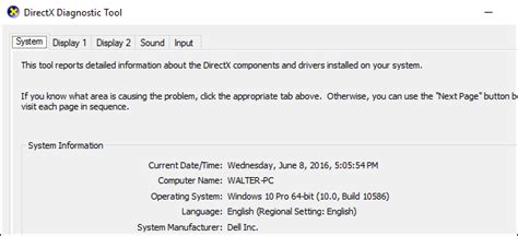 Comment Utiliser Loutil De Diagnostic Directx Sous Windows Allinfo