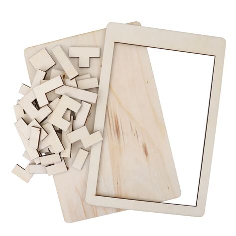 Wooden Block Puzzle - Each - CleverPatch | CleverPatch - Art & Craft ...