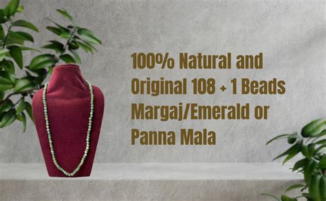 Mahant Ji Natural And Original Beads Margaj Emerald Or