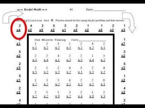 How to Practice Rocket Math - Worksheets Library