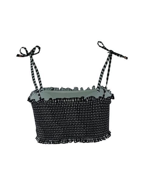 Gingham Bandeau Bikini Urban Passion