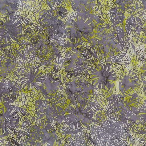 Banyan Batiks Flutter 80720 93 Blue Grey Scroll Flower By The Yard Jordan Fabrics