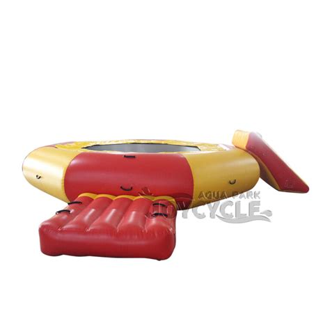 Inflatable Floating Water Trampoline with Slide JC-015 - Joycycle Aqua Park