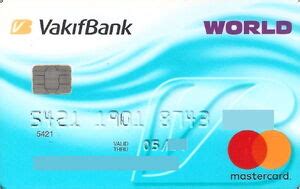 Banka Kartı Vakıfbank World VakifBank TürkiyeCol TR MC 0566