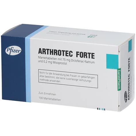 Arthrotec Forte Mantel 100 St Mit Dem E Rezept Kaufen Shop Apotheke