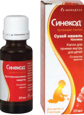 СИНЕКОД КАПЛИ ФЛ 20МЛ | Аптека Антей Вологда