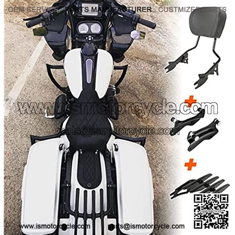 Fit 2021 Street Glide Luggage Rack Harley Stealth Detachable Two Up ...