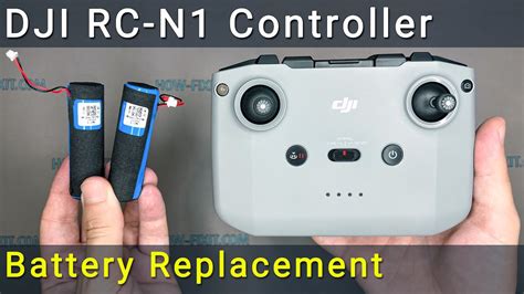 Dji Rc N Remote Controller Rc Battery Replacement Youtube