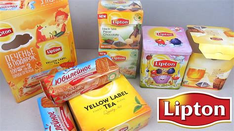 Lipton фруктовая коллекция + Жестяная банка в подарок | Чай Lipton ...