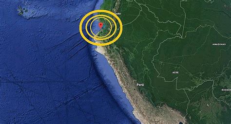 Igp Sismo De Magnitud Se Registr En Zarumilla Tumbes