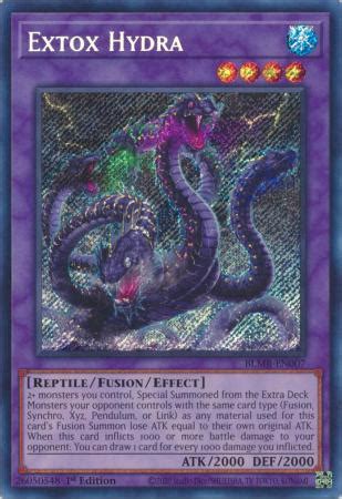 Extox Hydra Monstrous Revenge 1st Edition Yugioh TrollAndToad