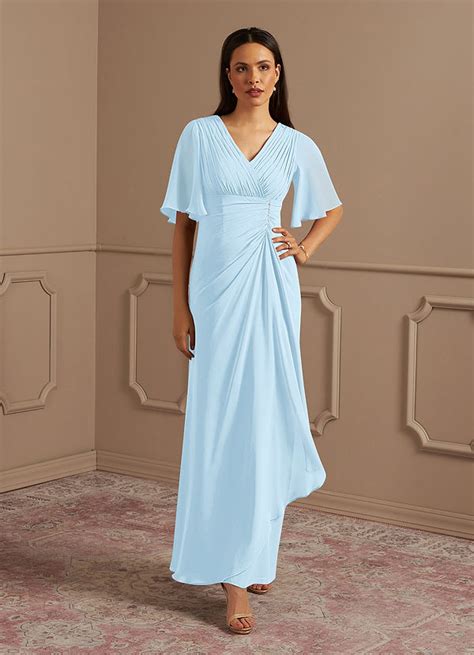 Sky Blue Azazie Carson Mother Of The Bride Dress Mother Of The Bride