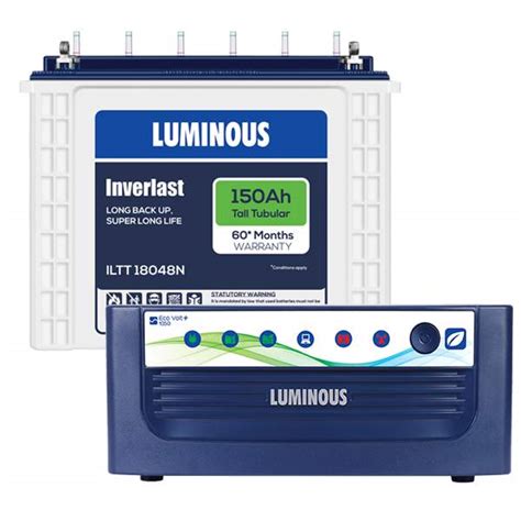 Luminous 1050 150AH Battery Combo Chennai Olive Power