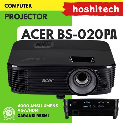 Jual Projector Acer Bs Pa Svga Lumens Vga Hdmi Proyektor Acer