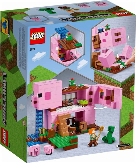 LEGO ® 21170 MINECRAFT Dom w kształcie świni- worldtoys.pl