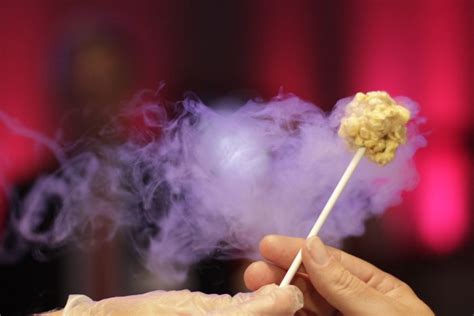 Dragon Breath” Popcorn Balls Made With Liquid Nitrogen By Bg Events