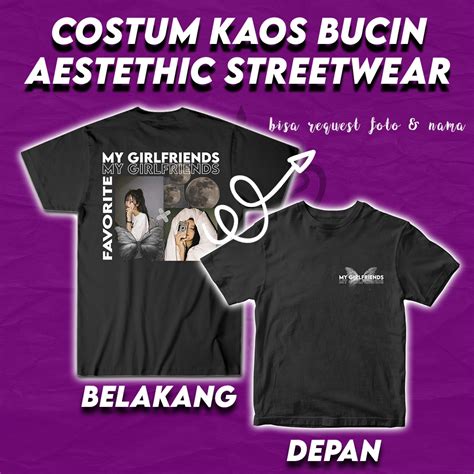 Jual Kaos Bucin Aesthetic Kaos Custom Streetwear Kaos Bucin Viral