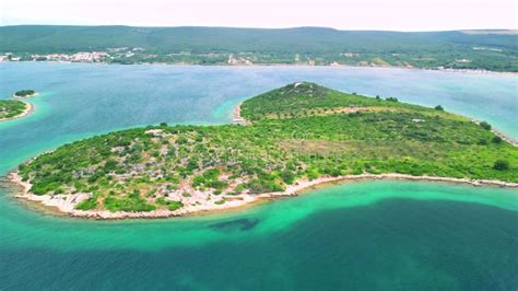 Heart Island Aerial View In Croatia Galesnjak The Heart Shaped