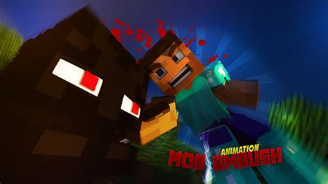 Minecraft Fight Animation Mob Ambush Youtube