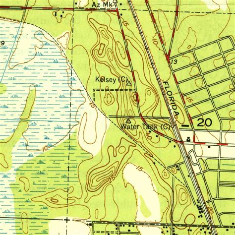 Riviera Beach Fl 1949 24000 Scale Map By United States Geological