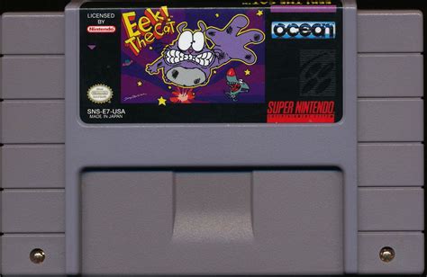 Eek! the Cat (1994) SNES box cover art - MobyGames