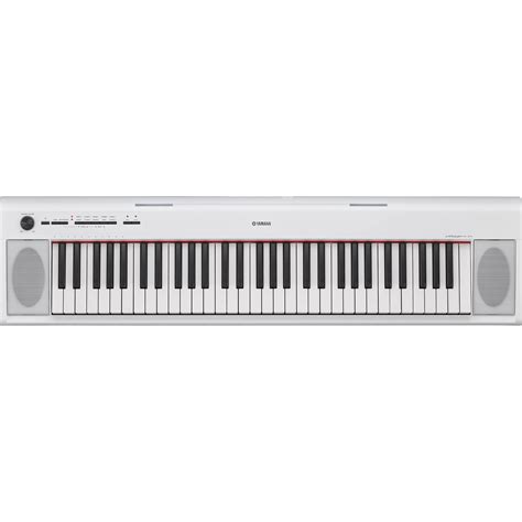 Yamaha NP 12 Piaggero Portable Piano Style Keyboard NP12WH B H