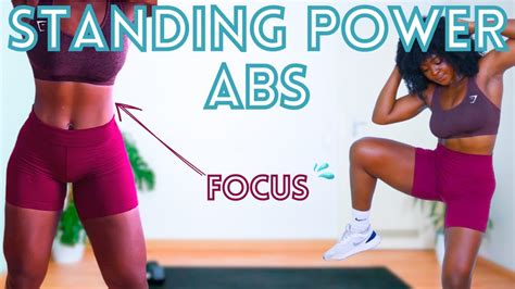 🔥standing Abs Cardio For Ab Lines Small Waist Flat Belly🔥knee