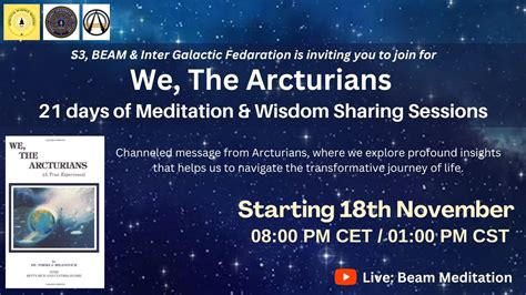 Day 1 We The Arcturians Introduction Patriji Arcturian