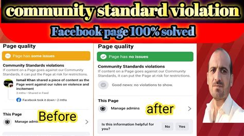 How To Solve Facebook Page Community Standards Violation Facebook Page