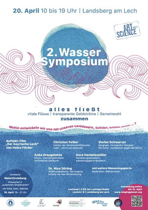 2 WasserSymposium Am Lech Mit Christian Felber Stefan Schwarzer U A