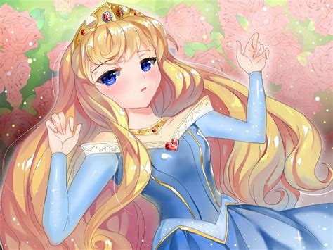 Aurora In Anime Style Sleeping Beauty Art Sleeping Beauty Princess Disney Princess Art Disney