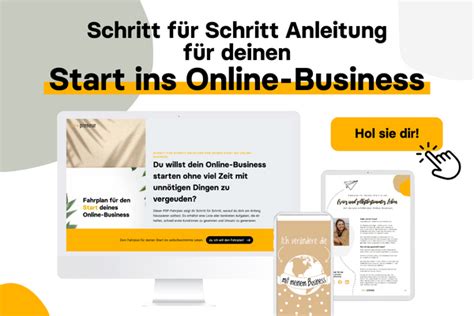 Online Business aufbauen Schritt für Schritt ohne Startkapital