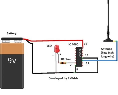 Non Contact Voltage Detector Circuits Using Transistors And Ic