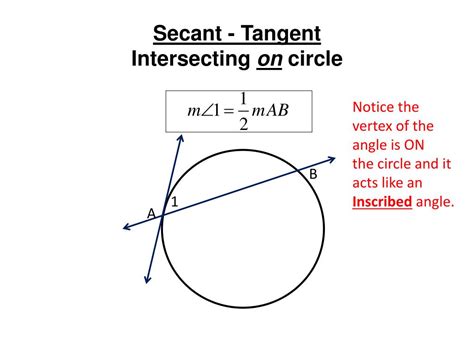 Ppt Secanttangent Theorems Powerpoint Presentation Free Download