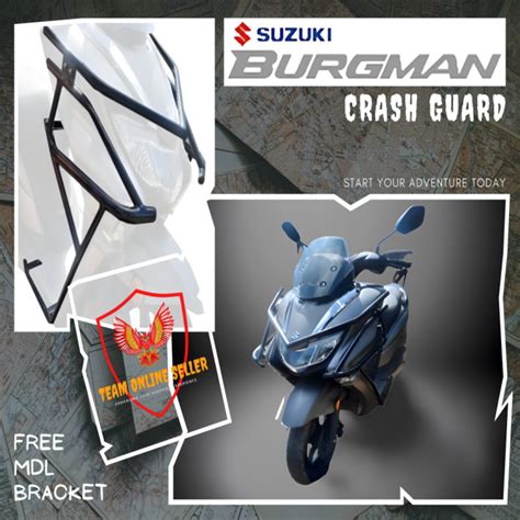 Suzuki Burgman Street Motododge Super Heavy Duty Full Crash Guard