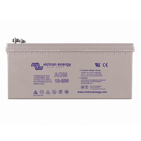 Victron 12V 220Ah AGM Deep Cycle Battery BAT412201084 Ameresco Solar