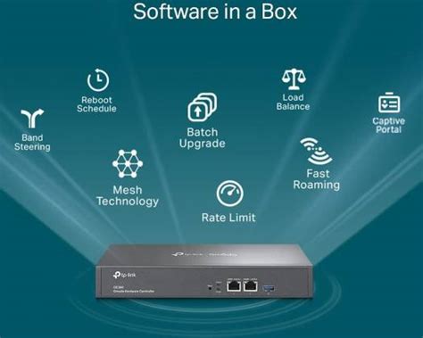 TP-Link Omada Hardware Controller, 2x Gigabit Ethernet Ports, 1x USB 3. ...
