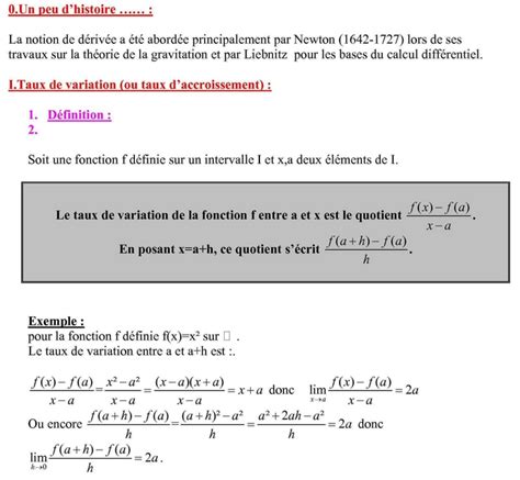 D Riv E Cours De Maths En Terminale S