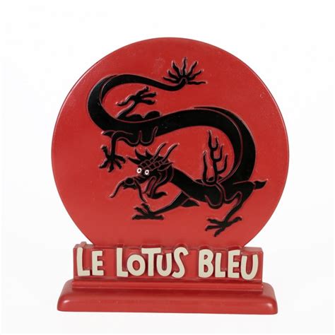 Pixi Regout Tintin Stèle Lotus Bleu Dragon