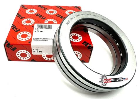 FAG GERMANY 51216 AXIAL DEEP GROOVE BALL BEARING 80x115x28 Mm