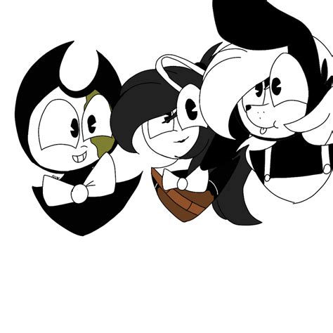 Headshot Of Bendy Boris And Alice Angels By Grellsutcliffbreanna On