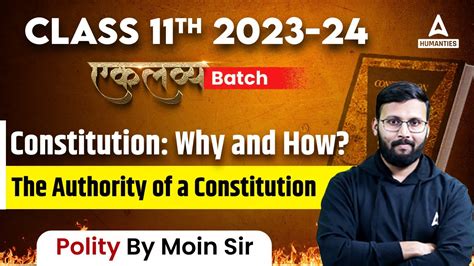 Class Political Science Chapter Constitution Why And How The