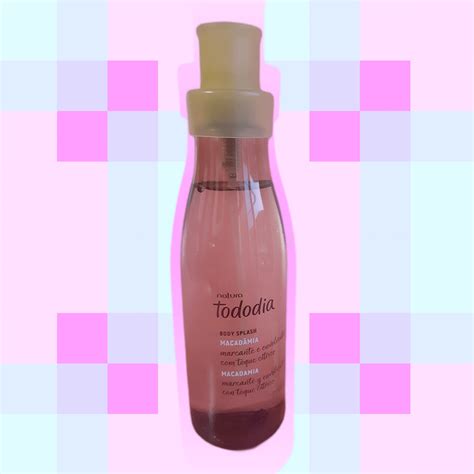 Tododia Macad Mia Body Splash Desodorante Col Nia Feminino Perfume