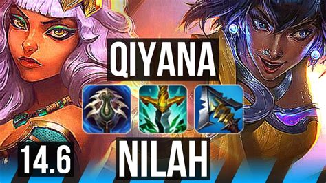 QIYANA Vs NILAH MID 10 Solo Kills Rank 7 Qiyana 1000 Games