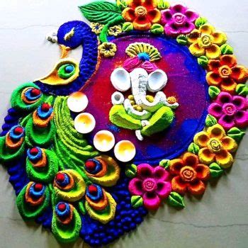 Ganesh Chaturthi Rangoli To Celebrate Ganpati