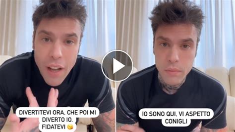 Conigli Infami Vi Spacco Il C O La Furia Di Fedez Per Le Minacce