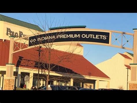 Tour Of The Indiana Premium Outlets In Edinburgh In Youtube