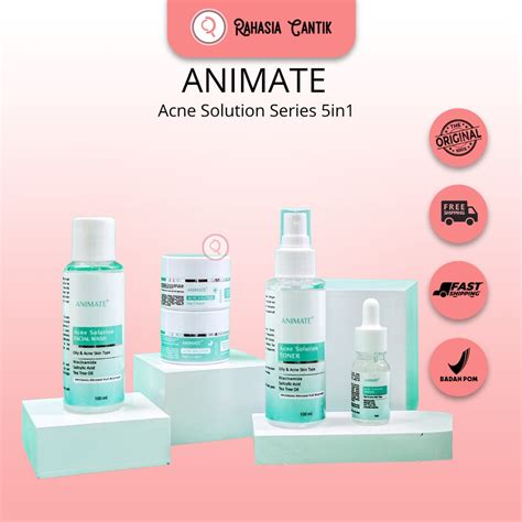 Jual Animate Acne Solution Series 5in1 Shopee Indonesia